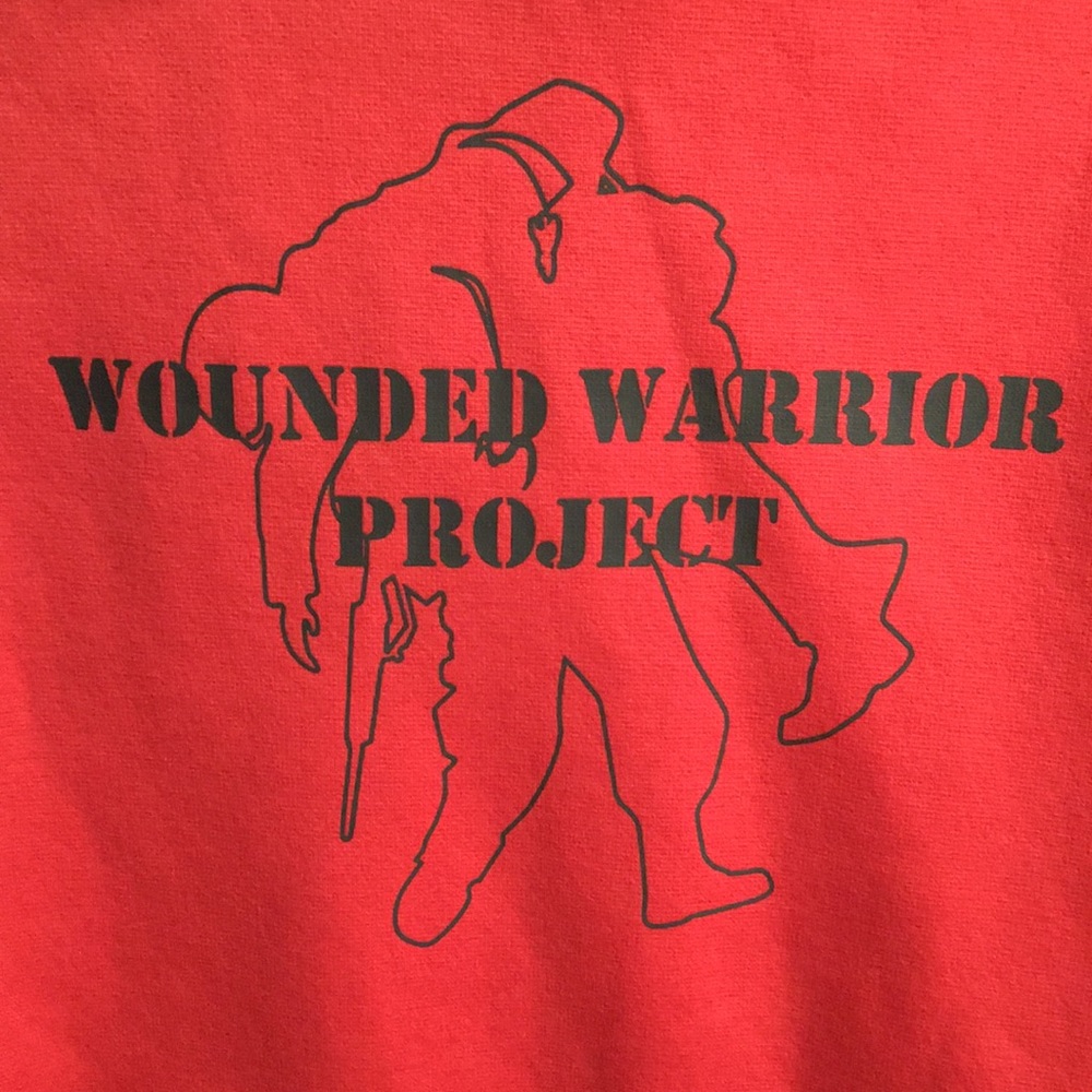UA Wounded Warrior Project pullover hoodie.